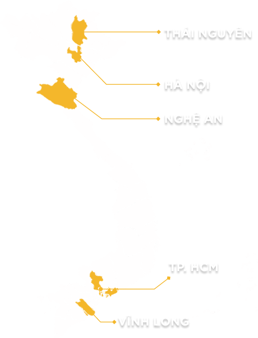 Bản đồ chi nhánh Việt Âu
