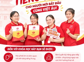 MỞ KHÓA NGÔN NGỮ MỚI – CHINH PHỤC TIẾNG TRUNG CHO NGƯỜI MỚI BẮT ĐẦU CÙNG VIỆT ÂU