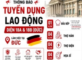 Tuyển dụng lao động Đức 2026 – Cơ hội việc làm, thu nhập hấp dẫn tại Đức 🇩🇪